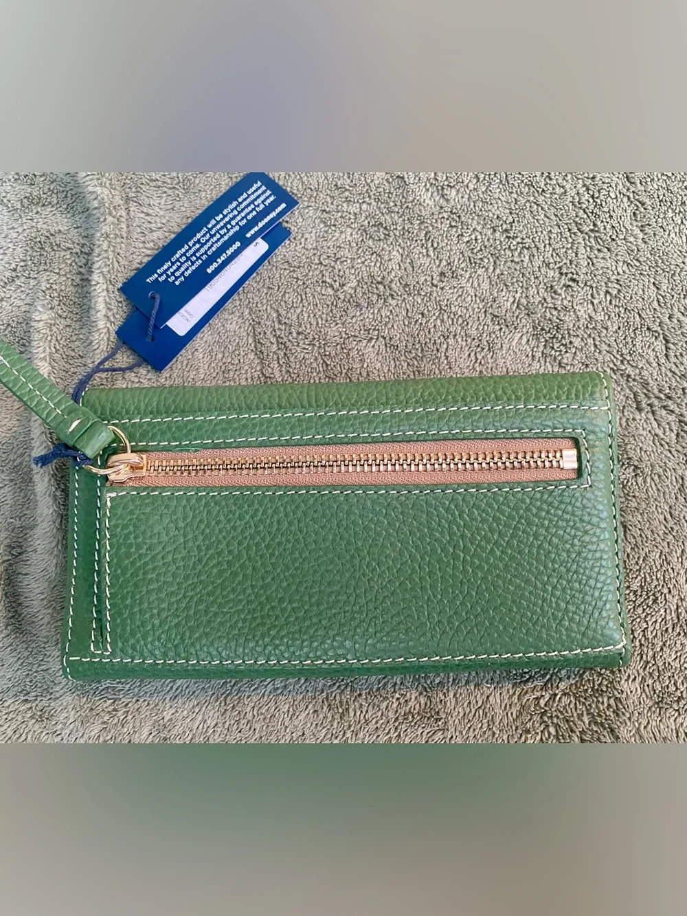 New Dooney & Bourke Grass Green Lucca Continental Walleth - Picture 2 of 6
